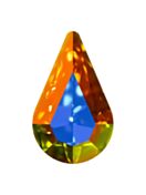 Pearshape 8x5mm Crystal Bermuda Blue