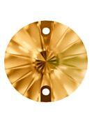 Rivoli pietre strass da cucire piatto 2 foro 14mm Light Smoked Topaz