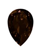 Drop 8x6mm Smoked Topaz