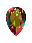 Drop 14x10mm Crystal Vitrail Medium