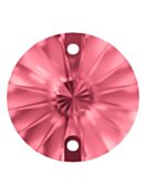 Rivoli pietre strass da cucire piatto 2 foro 16mm Burgundy