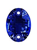 Oval pietre strass da cucire piatto 2 foro 10x7mm Montana
