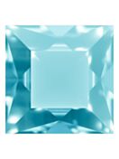 Square 4mm Aquamarine