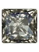 Princess Square 8mm Crystal Satin