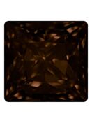 Princess Square 8mm Smoked Topaz