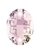 Oval pietre strass da cucire piatto 2 foro 18x13mm Violet