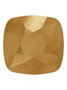 Round Square 12mm Crystal Dorado