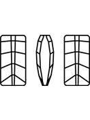 Pure Baguette 23x11mm Black Diamond