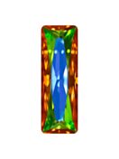 Princess Baguette 15x5mm Crystal Bermuda Blue