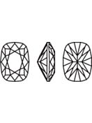 Classical Baguette 14x10mm Crystal Silver Shade