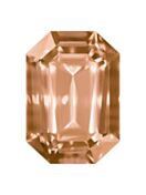 Step Cut Octagon 6x4mm Light Peach