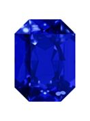 Octagon 14x10mm Capri Blue