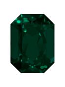 Octagon 18x13mm Emerald