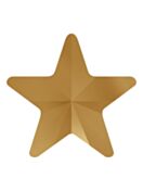Star 10mm Crystal Dorado