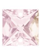 Square pietre strass da cucire piatto 2 foro 16mm Violet