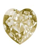 Antique Heart 15.5x14mm Jonquil