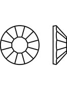 Rose hotfix strass termoadesivo senza piombo ss10 Crystal Aurum HF