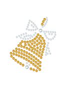Cartina Strass Termoadesivo "Bell" 60x51mm