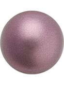 Pearl Round Semi 12mm Light Burgundy