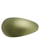 Pearl Pearshape 10x6mm Dark Green