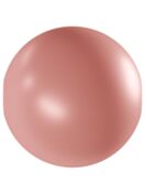 Crystal Round Pearl 8mm Crystal Pink Coral Pearl