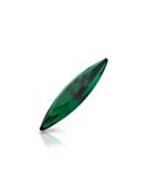 Maxima Slim Navette 15x4mm Emerald F