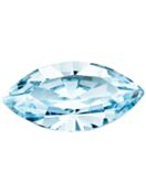Maxima Navette 8x4mm Aqua Bohemica F