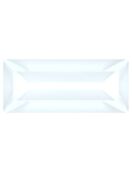 Maxima Baguette 4x2mm White Opal F