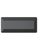 Maxima Baguette 5x2mm Jet Hematite F