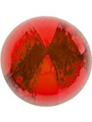 Glass Cabochon Tondo 6mm red white marbled