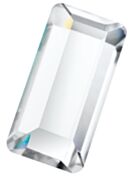Baguette Maxima hotfix strass termoadesivo 4x2mm Crystal HF