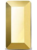 Baguette Maxima hotfix strass termoadesivo 4x2mm Crystal Aurum HF