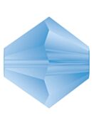 Bicono Perla di vetro sfaccettata 4mm Sapphire Matt