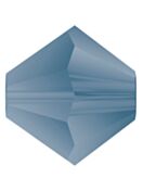 Bicono Perla di vetro sfaccettata 4mm Montana Matt