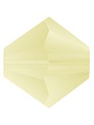 Bicono Perla di vetro sfaccettata 4mm Jonquil Matt