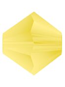 Bicono Perla di vetro sfaccettata 4mm Citrine Matt