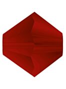 Bicono Perla di vetro sfaccettata 4mm Siam Matt