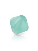 Bicono Perla di vetro sfaccettata 6mm Caribbean Sea Matt