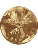 Sear Urchin  Round Stone parziale opacizzato 10mm Crystal Golden Shadow F