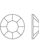 Rose hotfix strass termoadesivo