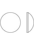 Cabochon hotfix mezza perla termoadesiva