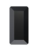 Baguette hotfix strass termoadesivo 5x2.5mm Jet HF