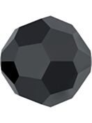 Round Perla (foro grande) 3mm Jet Hematite 2x