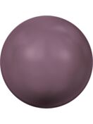 Crystal Round Pearl 10mm Crystal Burgundy Pearl