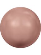 Crystal Pearl (large hole) 10mm Crystal Rose Peach Pearl