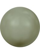 (RESO) Crystal Round Pearl 6mm Crystal Powder Green Pearl