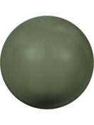(RESO) Crystal Round Pearl 8mm Crystal Dark Green Pearl