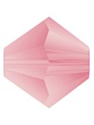 Bicono Perla di vetro sfaccettata 3mm Rose Matt