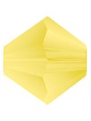 Bicono Perla di vetro sfaccettata 3mm Citrine Matt