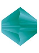 Bicono Perla di vetro sfaccettata 6mm Blue Zircon Matt